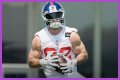 Longtime Giants defensive end who has cohosted the third hour of Good Morning America since July 2018: 2 wds.